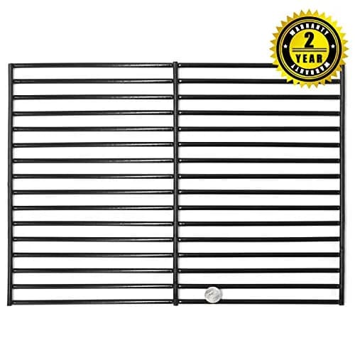 Hongso 16 5/8" x 24 1/2" Porcelain Steel Grill Grates (2-Pack) | Fits Charbroil, Thermos, Kenmore Grills thumbnail 7