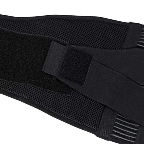 NeoTech Care Adjustable Compression Back Brace Lumbar Support Belt, Black, Size XXL thumbnail 7