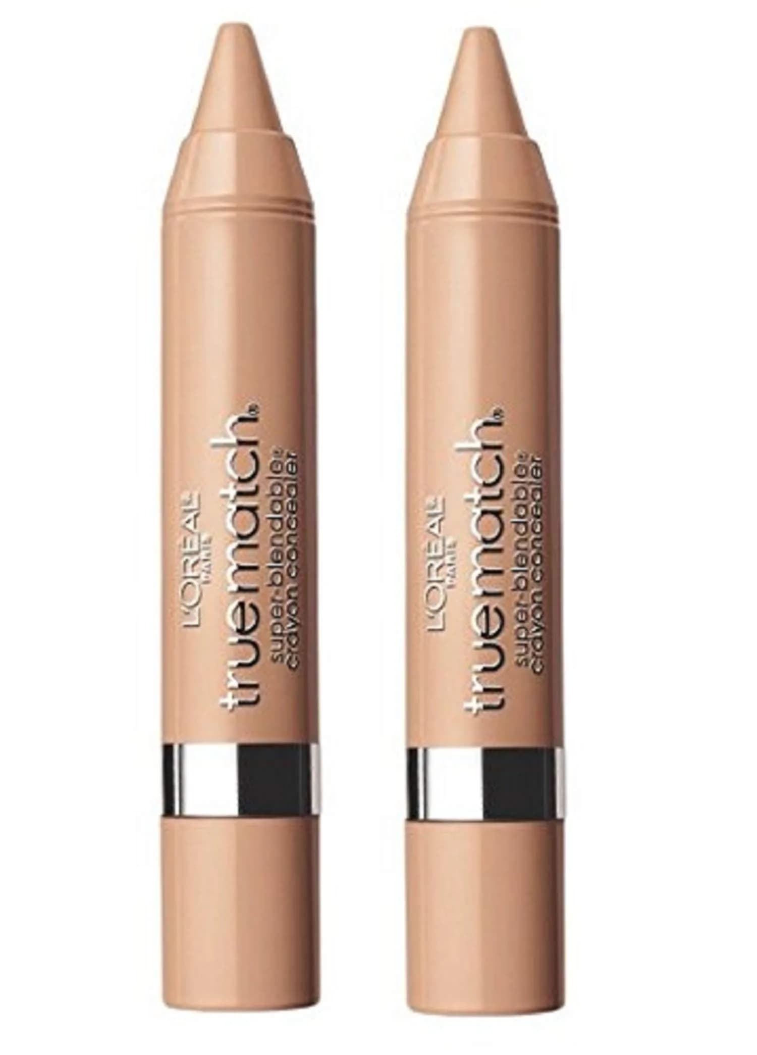 L'Oreal Paris True Match Crayon Concealer, Light/Medium Neutral, 0.1 oz (Pack of 2) - main product image