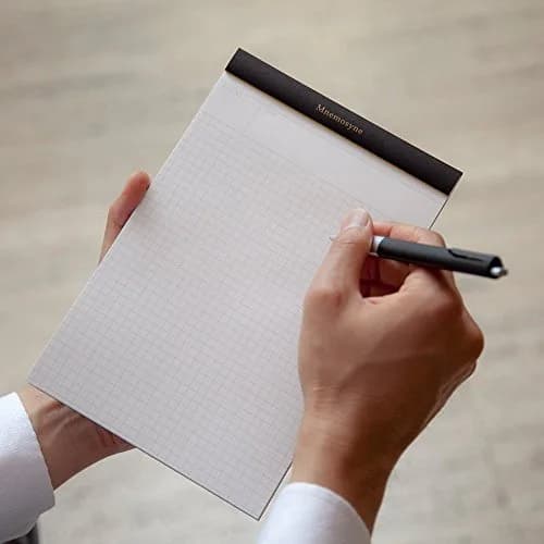 Maruman Mnemosyne Legal Pad Vertical A5 14.8cm x 21.2cm (70 Sheets) | Premium Japanese Paper for Smooth Writing thumbnail 2