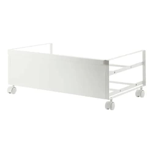 YAMAZAKI Home Frame Rolling Shoe Rack | Compact Steel Shoe Organizer with Wheels, Holds 4 Shoes, 6 Heels thumbnail 1