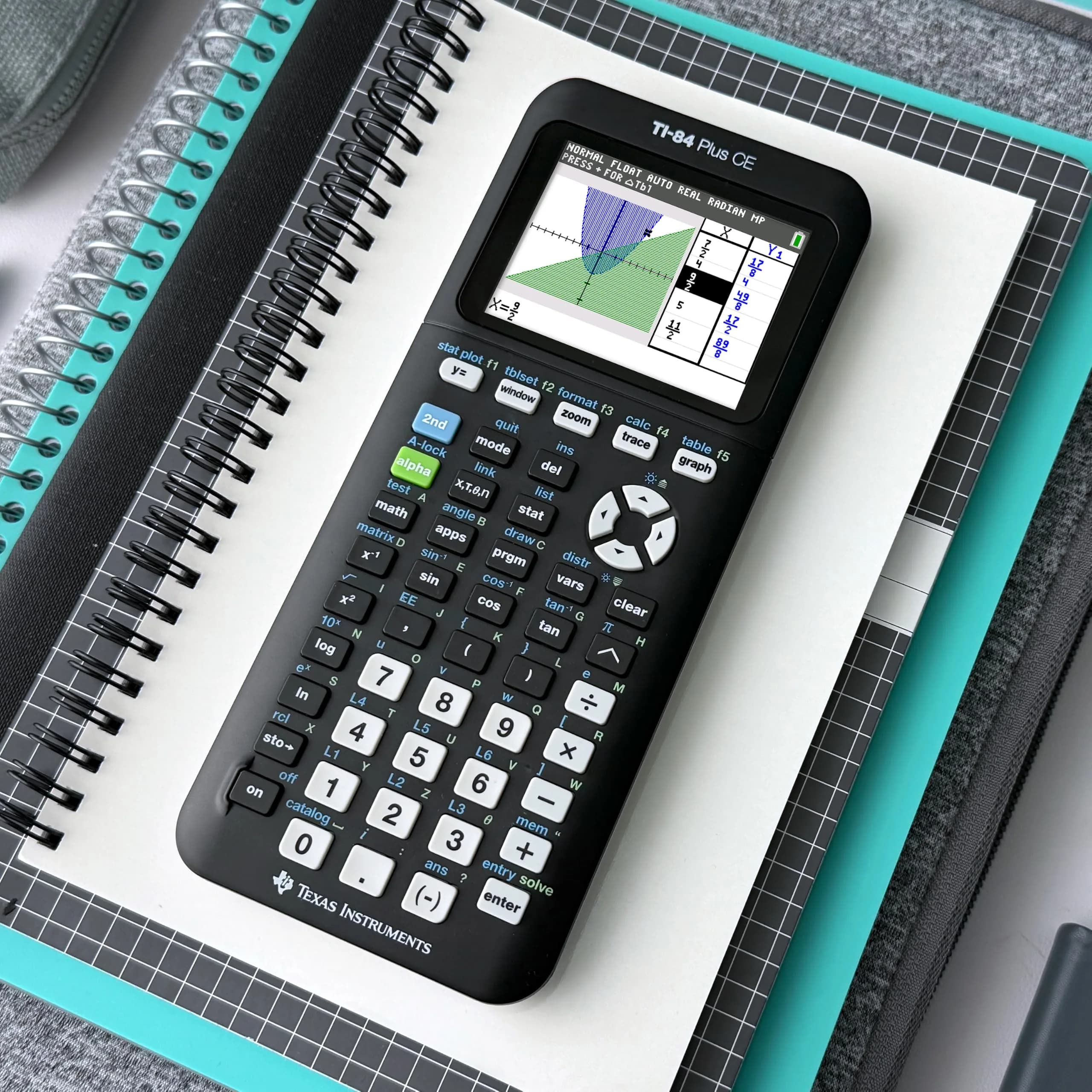 Texas Instruments TI-84 Plus CE Color Graphing Calculator, Black | 2.8-inch LCD Display - view 4