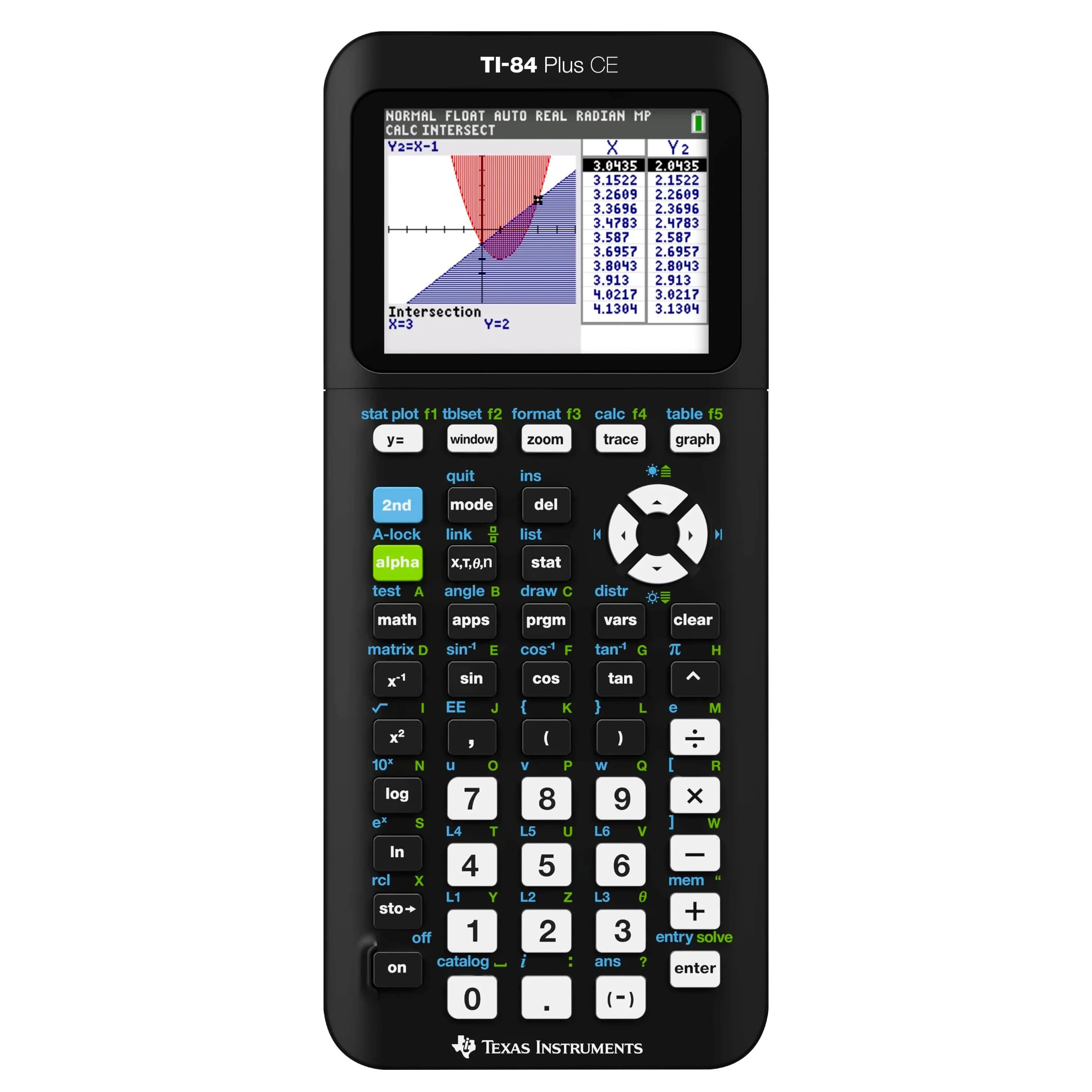 Texas Instruments TI-84 Plus CE Color Graphing Calculator, Black | 2.8-inch LCD Display - main product image