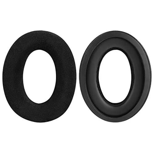 GEEKRIA Comfort Velour Replacement Ear Pads for Sennheiser HD505, HD515, HD518, HD555, HD558, HD559, HD569, HD579, HD598 Headphones Ear Cushions (Black) | Repair Parts thumbnail 3