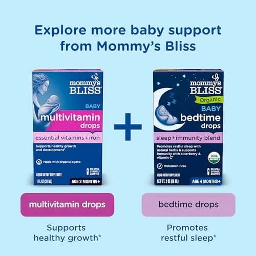 Mommy's Bliss Baby Probiotic Drops Everyday 10ml (0.34 Fl Oz) | Natural Gas, Constipation, Colic Relief thumbnail 7