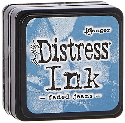 Ranger Distress Ink Pad Mini 0.8 fl oz | Faded Jeans for Crafting & Scrapbooking thumbnail 1