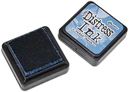 Ranger Distress Ink Pad Mini 0.8 fl oz | Faded Jeans for Crafting & Scrapbooking thumbnail 3