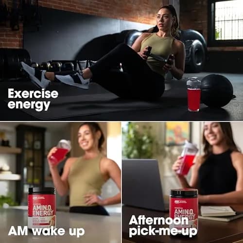 Optimum Nutrition Amino Energy Powder Fruit Fusion 9.5 oz (270 g) | Energy & Focus Blend thumbnail 3