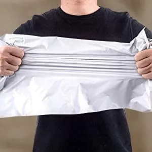 iMBAPrice Poly Mailers Shipping Envelopes Bags, 10 x 13 - inches, 100 Bags (White) | Heavy-Duty Weather & Puncture Resistant thumbnail 7