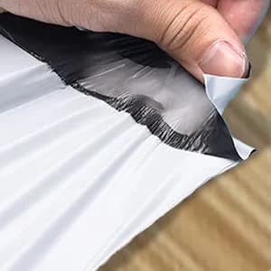 iMBAPrice Poly Mailers Shipping Envelopes Bags, 10 x 13 - inches, 100 Bags (White) | Heavy-Duty Weather & Puncture Resistant thumbnail 2