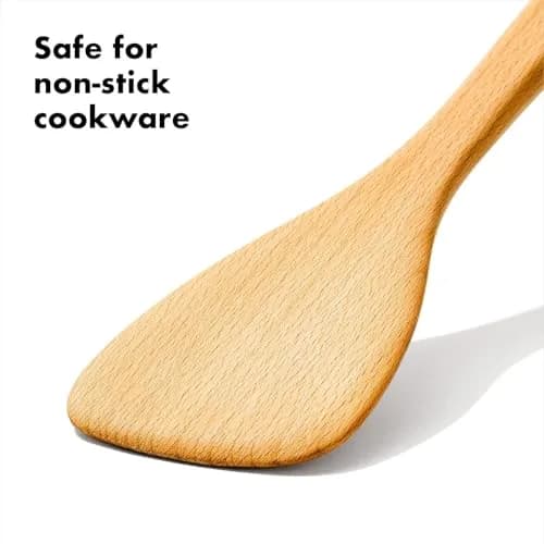 OXO Good Grips 3-Piece Wooden Turner Set | FSC-Certified Beechwood for Non-Stick Cookware thumbnail 4