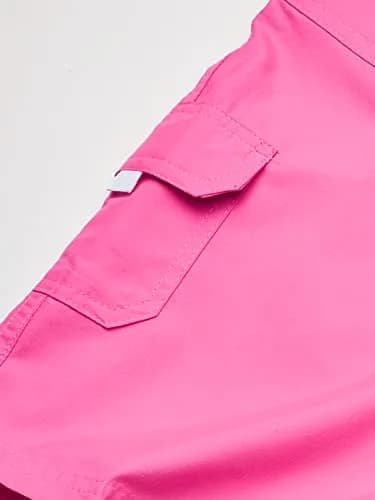 Kanu Surf Little Girls Sassy UPF 50+ Quick Dry Beach Coverup Boardshort, Sassy Neon Pink Solid, Large (12/14) | Sun Protection & Casual Style thumbnail 3