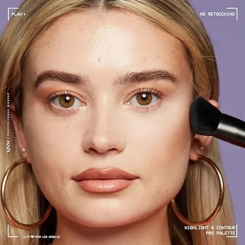NYX PROFESSIONAL MAKEUP Highlight & Contour Pro Palette | Sculpt & Define Face Makeup thumbnail 3