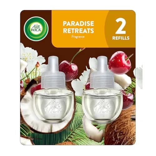 Air Wick Plug In Scented Oil Refill Paradise Retreat 2ct (156 ml) | Infused with Essential Oils thumbnail 1