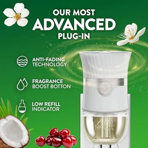 Air Wick Plug In Scented Oil Refill Paradise Retreat 2ct (156 ml) | Infused with Essential Oils thumbnail 6