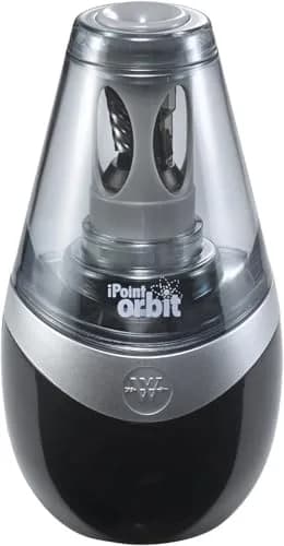 Westcott iPoint Orbit Battery-Powered Pencil Sharpener for Home and Office, Black | Auto Sensor & Titanium Blades thumbnail 1