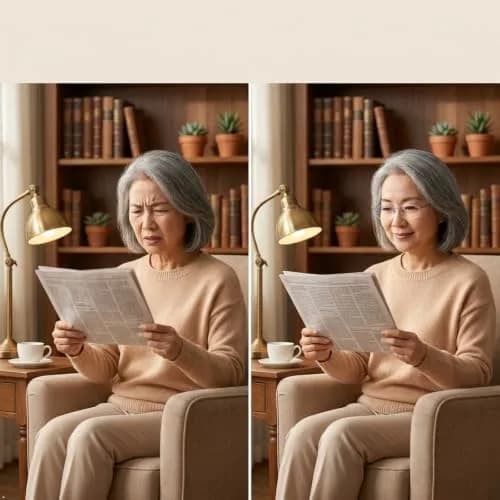 Eyekepper 1.75 Reading Glasses for Men and Women | Blue Rimless Magnifiers with 1.75 Diopters thumbnail 6