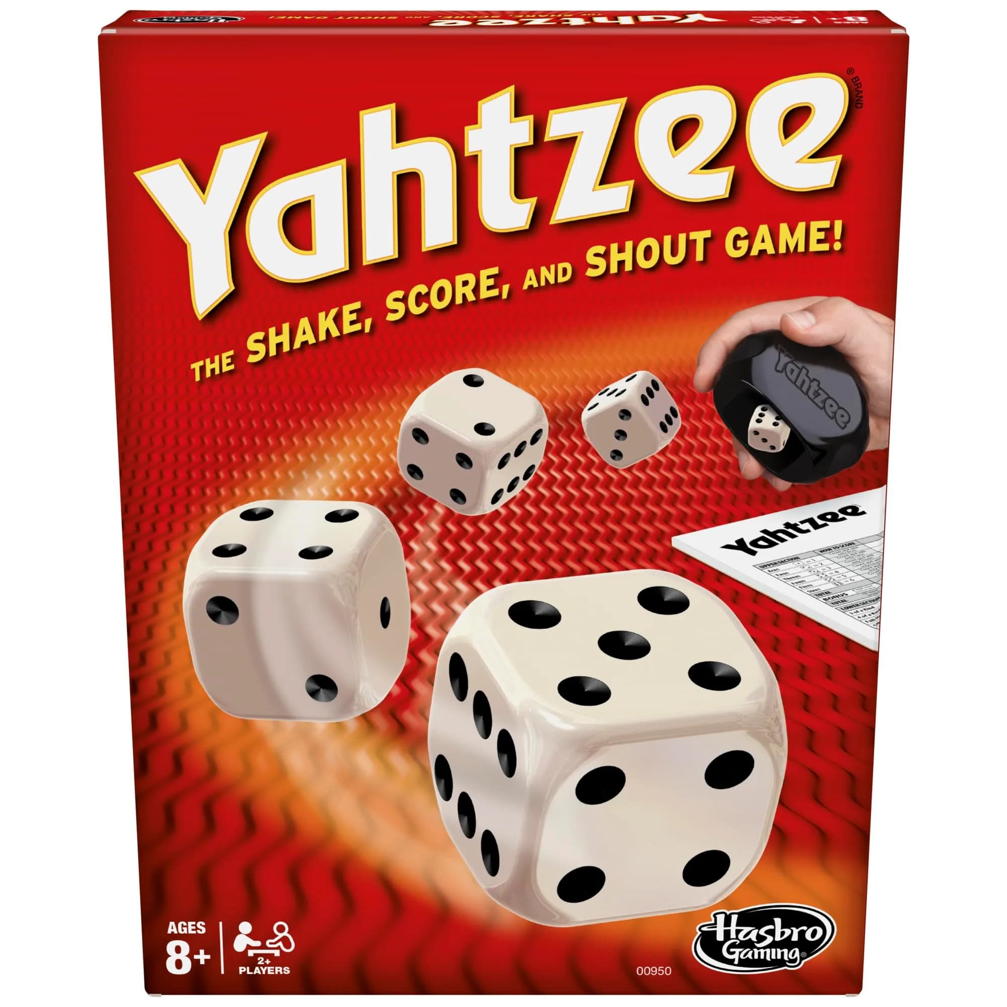 Hasbro Gaming Yahtzee Classic Dice Game 1 Count (Pack of 1) | Strategy Game for Ages 8+