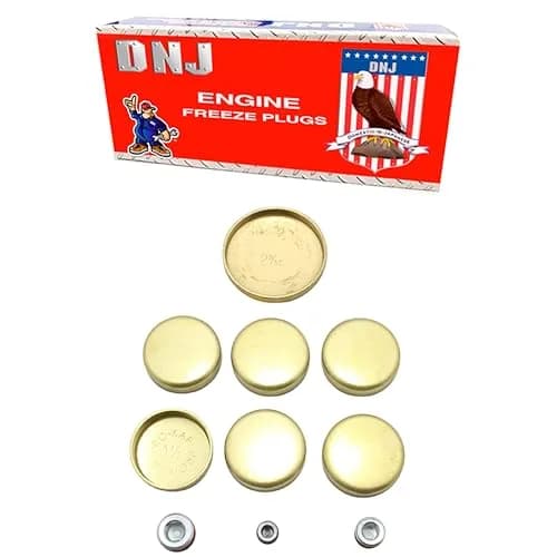 DNJ Brass Freeze Plug Set for 1990-2011 Ford, Land Rover, Mazda, Mercury | Brass Expansion Plugs for Engine Cooling thumbnail 1