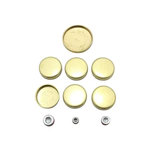 DNJ Brass Freeze Plug Set for 1990-2011 Ford, Land Rover, Mazda, Mercury | Brass Expansion Plugs for Engine Cooling thumbnail 2