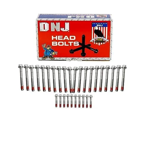 DNJ Head Bolt Kit for 2004-2017 Buick, Cadillac, Chevrolet, GMC, Hummer, Isuzu, Pontiac, Saab 9-7x, Ascender, Avalanche | 4.8L-7.0L V8 thumbnail 1