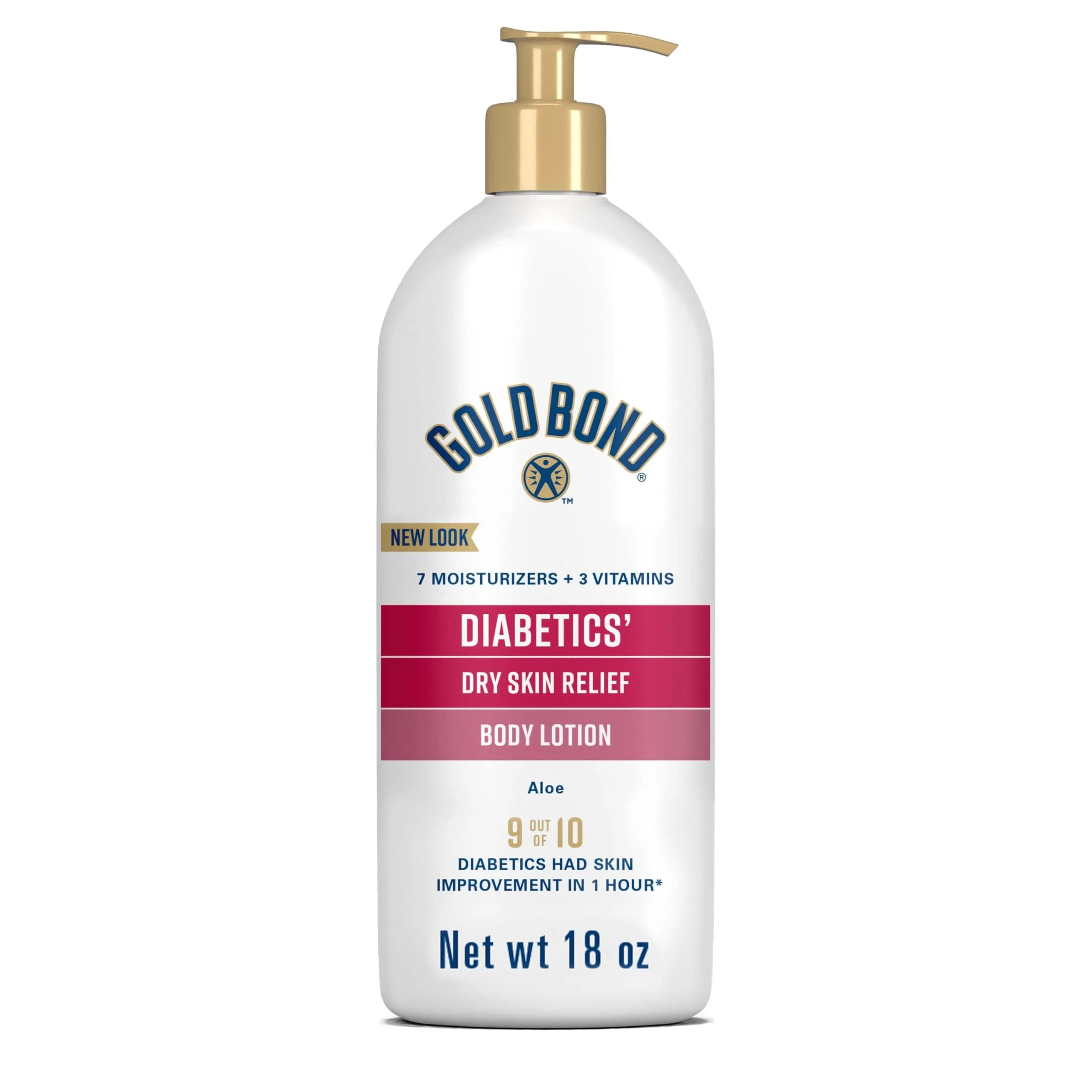 Gold Bond Diabetics' Dry Skin Relief Body Lotion 532ml (18 oz.) | Dermatologist Tested & Hypoallergenic - main product image
