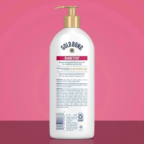 Gold Bond Diabetics' Dry Skin Relief Body Lotion 532ml (18 oz.) | Dermatologist Tested & Hypoallergenic thumbnail 3