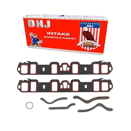 DNJ Intake Manifold Gasket Set for Ford 75-97 | 5.0L-5.8L V8, 16V OHV, 12-Month Warranty thumbnail 1