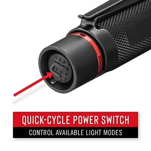 Coast HX5 LED Flashlight 410 Lumens Black | Focusing Beam, USB Rechargeable, Weatherproof thumbnail 5