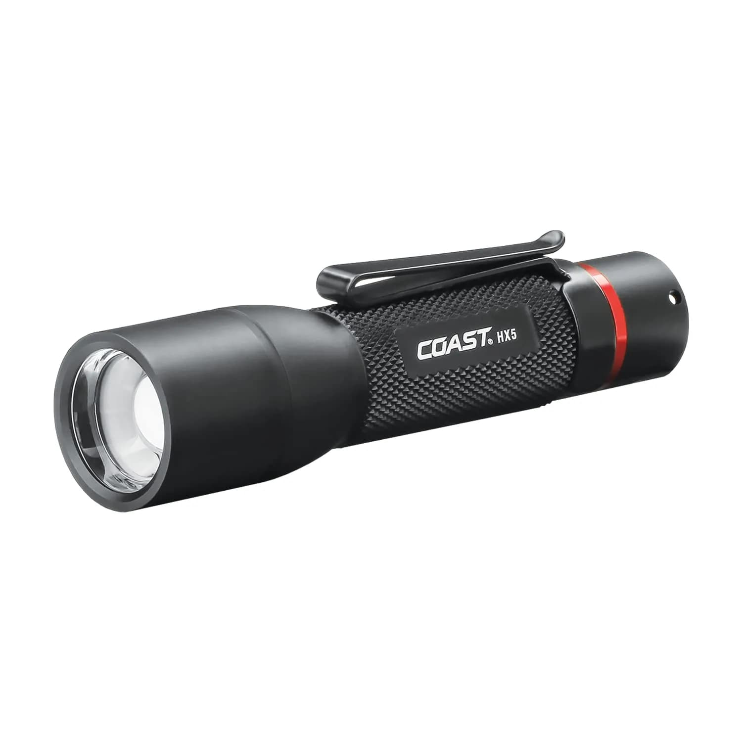 Coast HX5 LED Flashlight 410 Lumens Black | Focusing Beam, USB Rechargeable, Weatherproof - main product image
