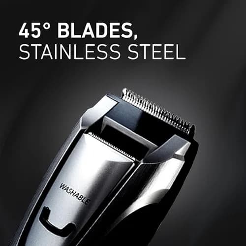 Panasonic ER-GB80-S Multi-Groomer Beard Trimmer for Men | 39 Length Settings, Corded/Cordless, Silver thumbnail 9