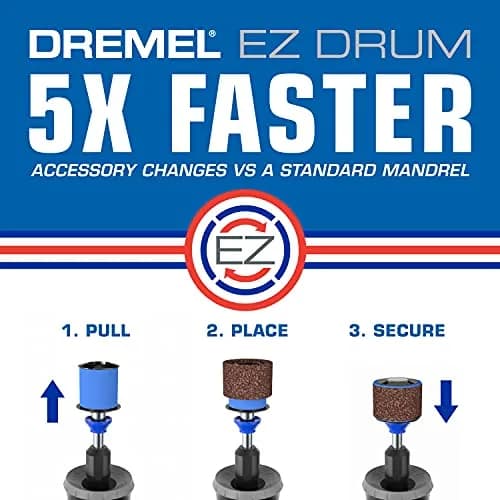 Dremel EZ725 70-Piece All-Purpose Rotary Tool Accessory Set With Storage Kit | Cutting, Polishing, Cleaning, Sanding thumbnail 7