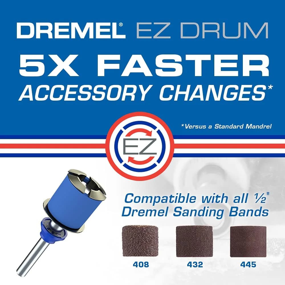 Dremel EZ725 70-Piece All-Purpose Rotary Tool Accessory Set With Storage Kit | Cutting, Polishing, Cleaning, Sanding - view 8