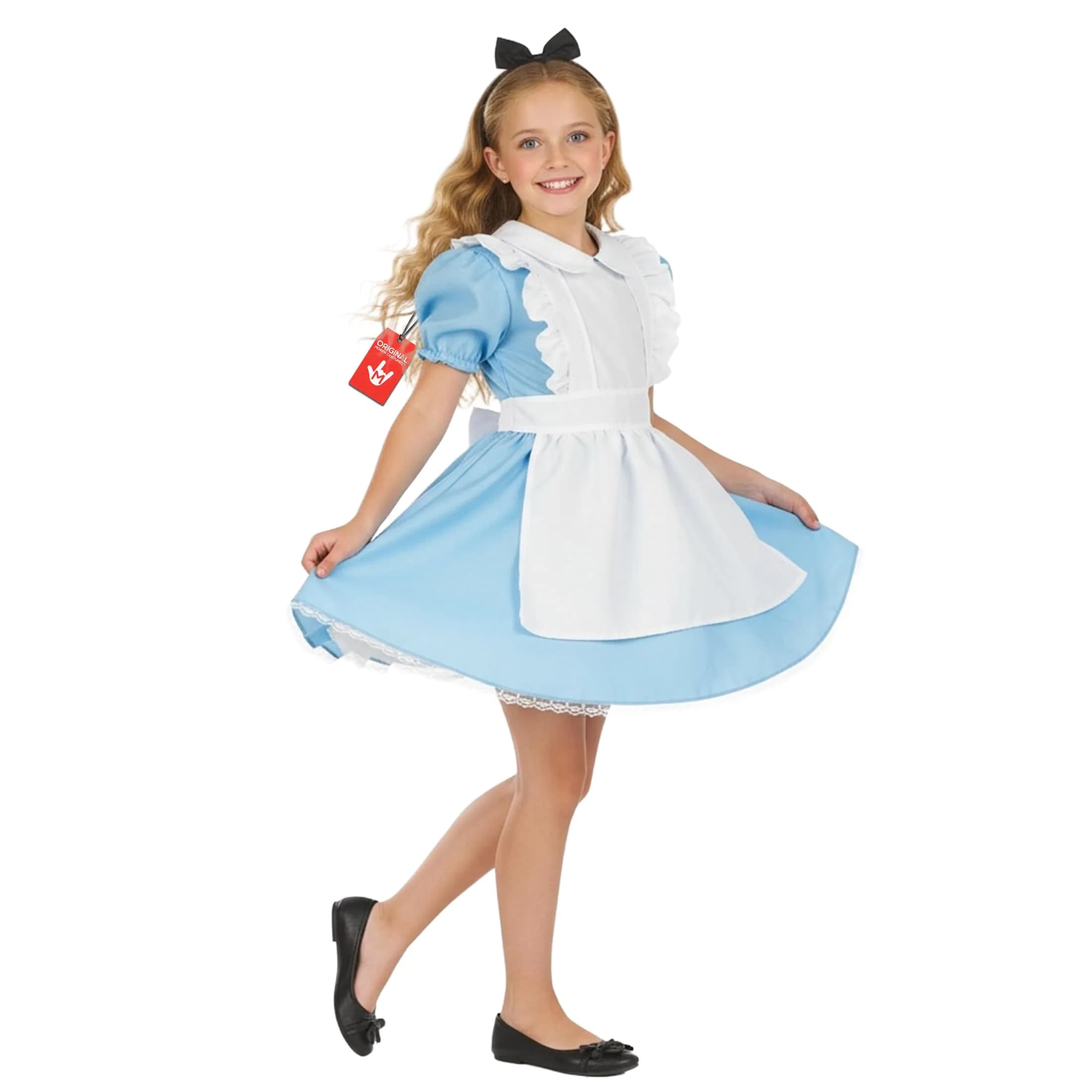 fun shack Alice In Wonderland Costume Kids, XL | Classic Storybook Character Look - main product image