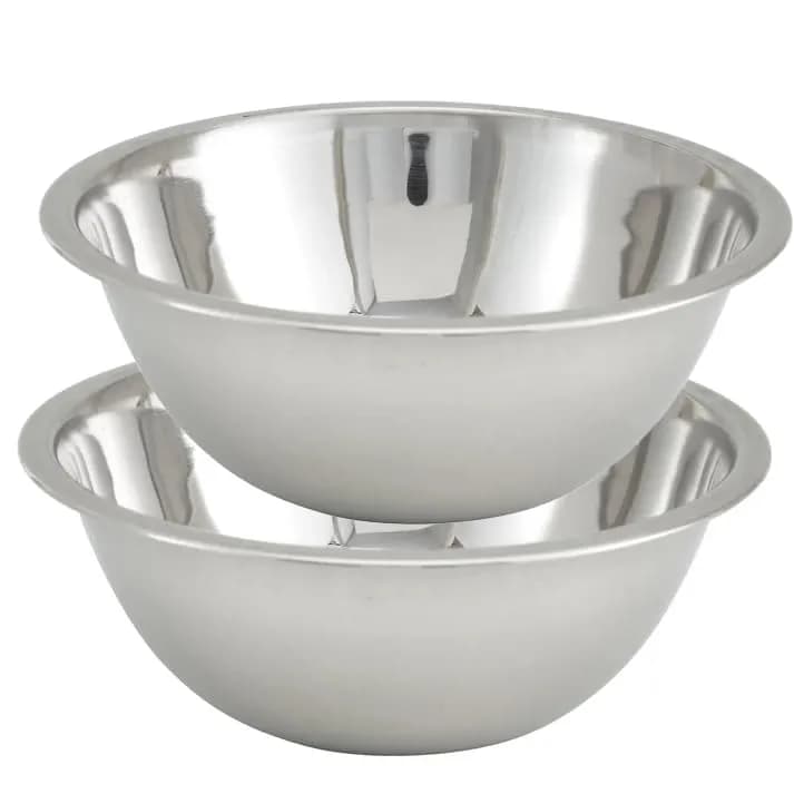 Tiger Chef Heavy Duty Mixing Bowl 1 1/2 Quart | All-purpose Stainless Steel Bowl for Kitchen & Commercial Use thumbnail 2