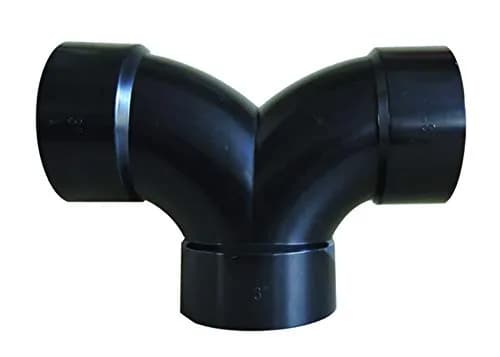 Valterra Double 1/4 Bend 3" HUB DWV ABS | ASTM & CSA Listed Drain Fitting thumbnail 1