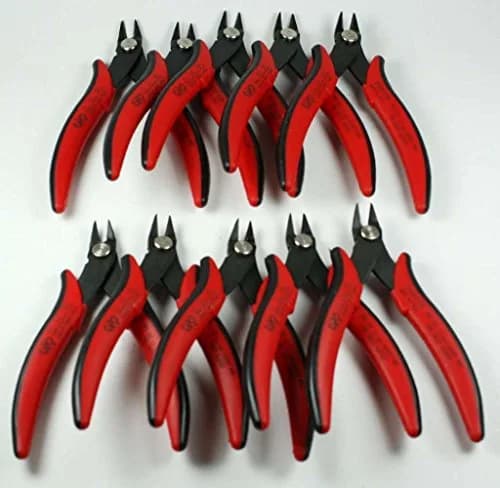 Hakko CHP-170 Micro Soft Wire Cutter 8mm (0.315 in) Flush Cut, 10-Pack | Precision Cutting for Electronics thumbnail 1