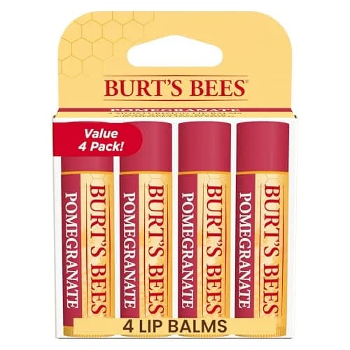 Burt's Bees Beeswax Lip Balm 12 Count Pack | Natural Origin Conditioning Lip Treatment — Pomergranate / 4