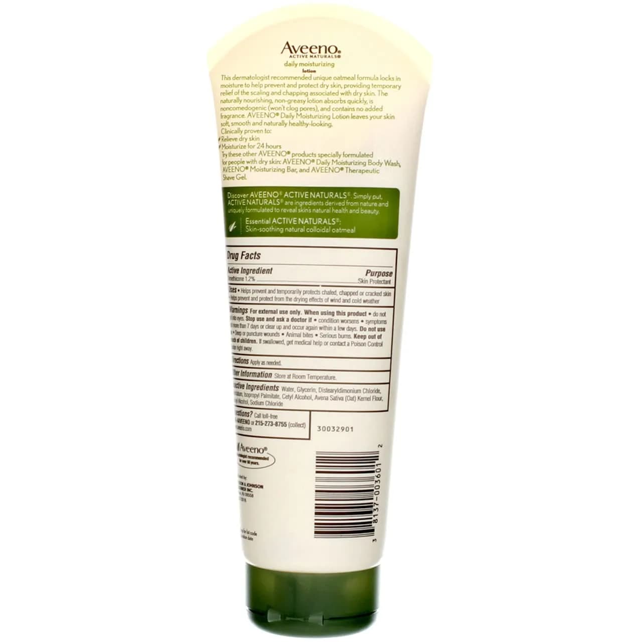 Aveeno Daily Moisturizing Fragrance-Free Body Lotion, 8 Fl Oz (Pack of 2) - view 3