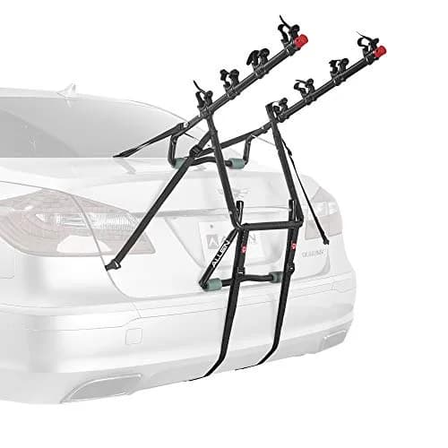 Allen Sports Deluxe 4-Bike Trunk Mount Rack, Model 104DB-R, Black | Fits Most Sedans, Hatchbacks, SUVs thumbnail 1