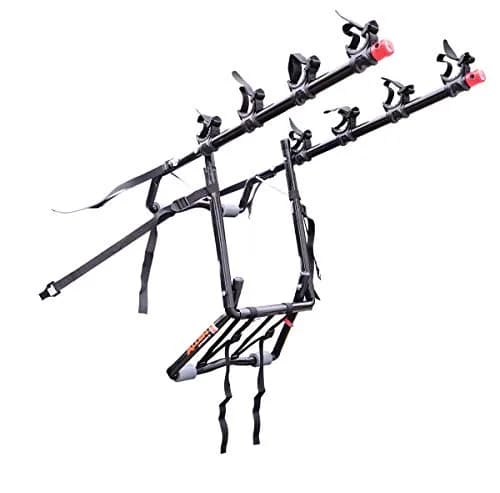 Allen Sports Deluxe 4-Bike Trunk Mount Rack, Model 104DB-R, Black | Fits Most Sedans, Hatchbacks, SUVs thumbnail 3