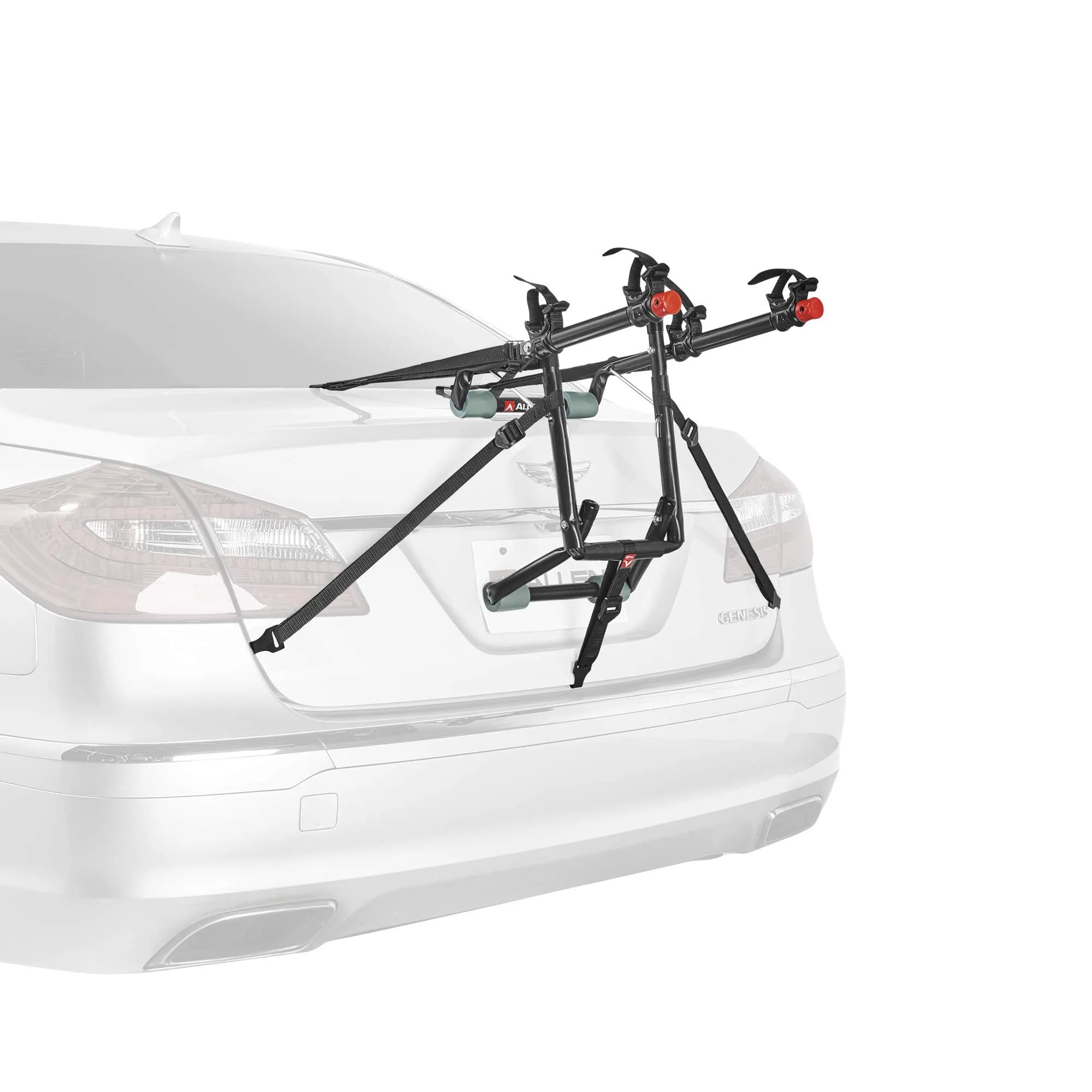 Allen Sports Deluxe 2-Bike Trunk Mount Rack, Model 102DN-R, Black | Fits Sedans, Hatchbacks, SUVs - main product image