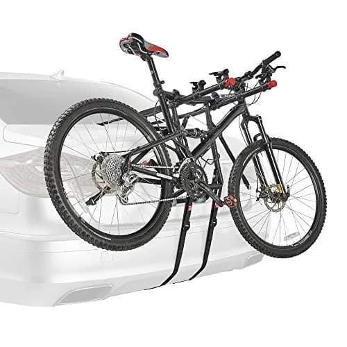 Allen Sports Deluxe Trunk Mount 3-Bike Carrier, Model 103DN-R, Black | 4 kg (8.8 lb) Carrier for Sedans, Hatchbacks, SUVs thumbnail 2