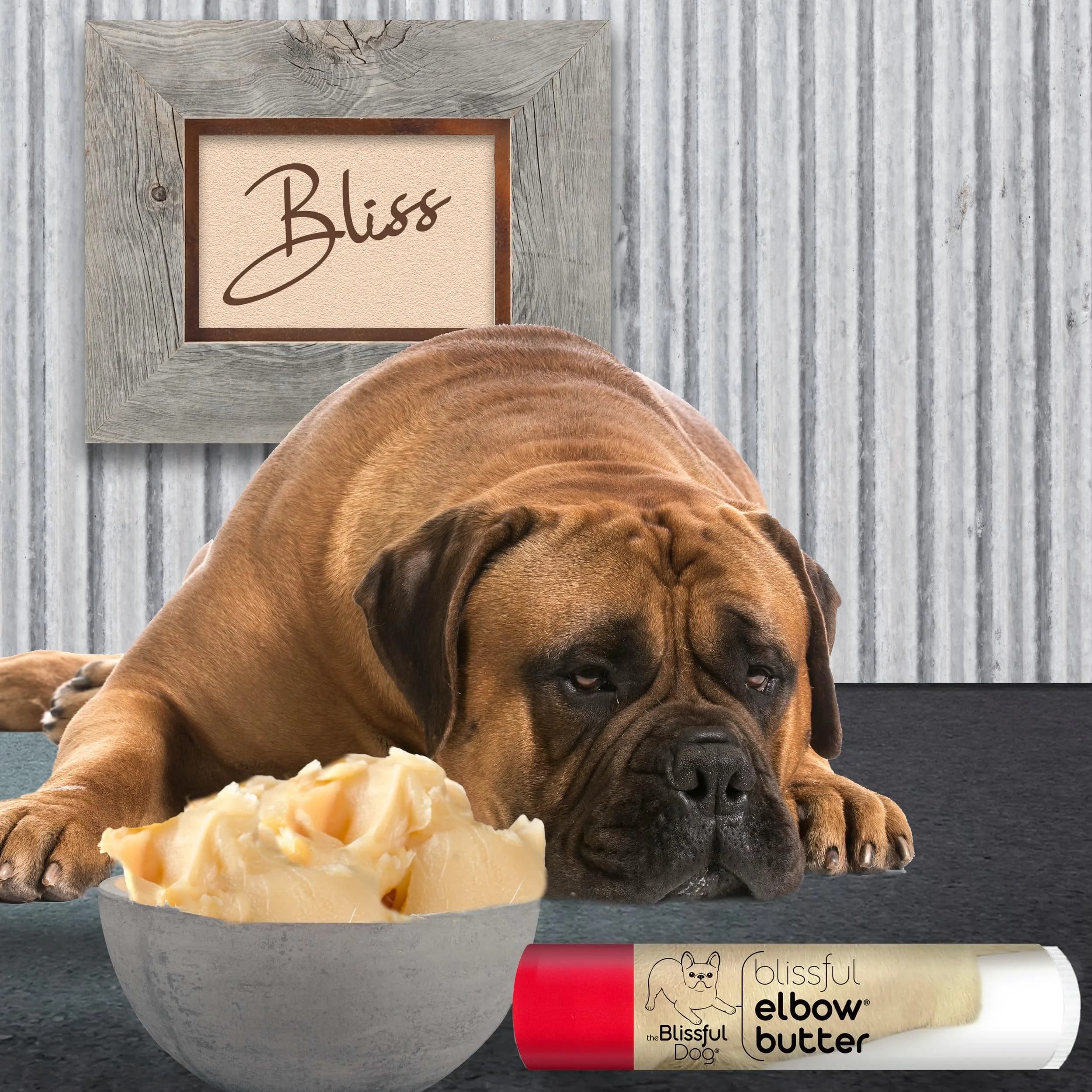 The Blissful Dog Elbow Butter Balm for Dry, Cracked Calluses 227g (8 oz) | Lick-Safe Dog Balm with Shea Butter & Natural Oils - view 2