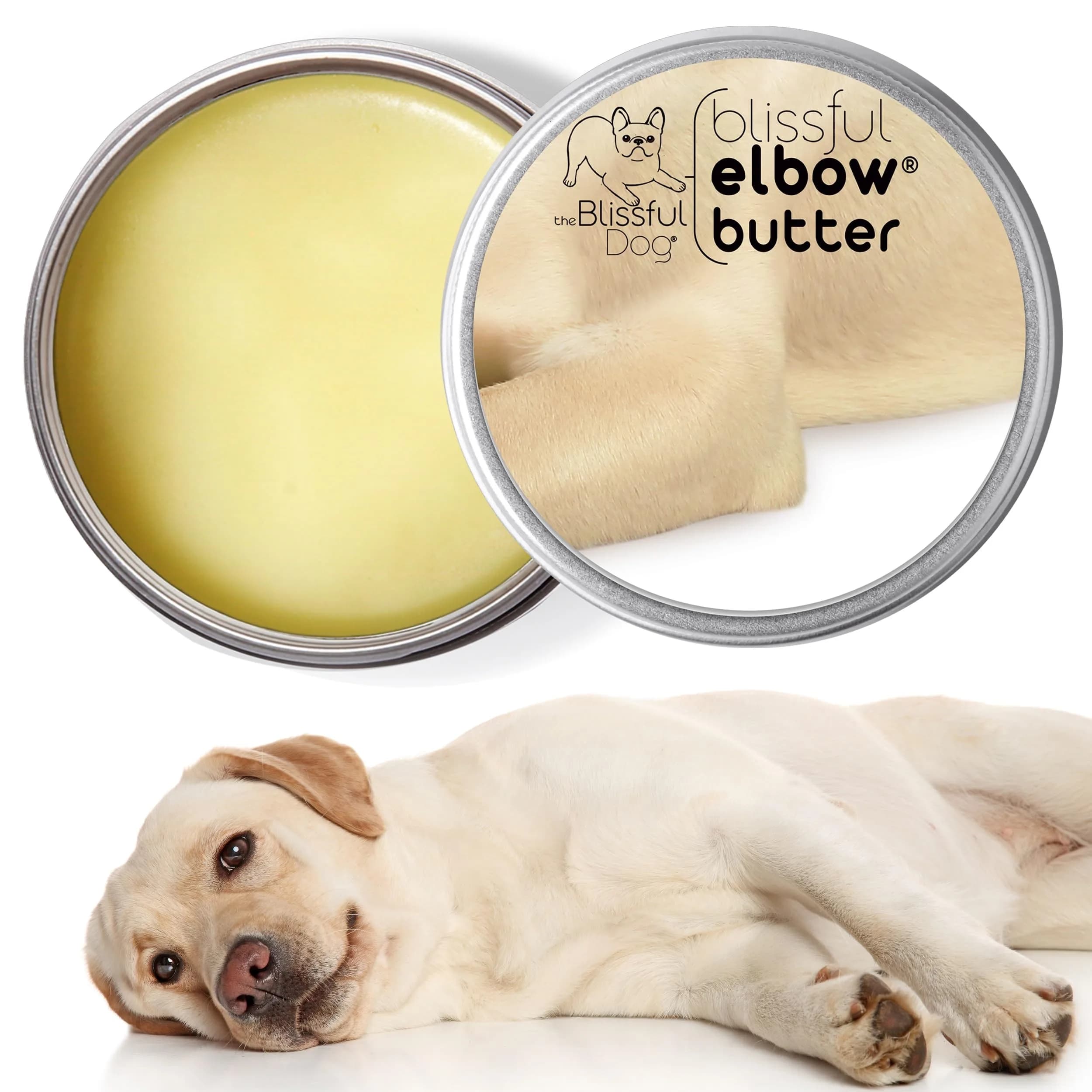 The Blissful Dog Elbow Butter Balm for Dry, Cracked Calluses 59ml (2 oz) | Lick-Safe Dog Balm for Soothing Elbows - view 2