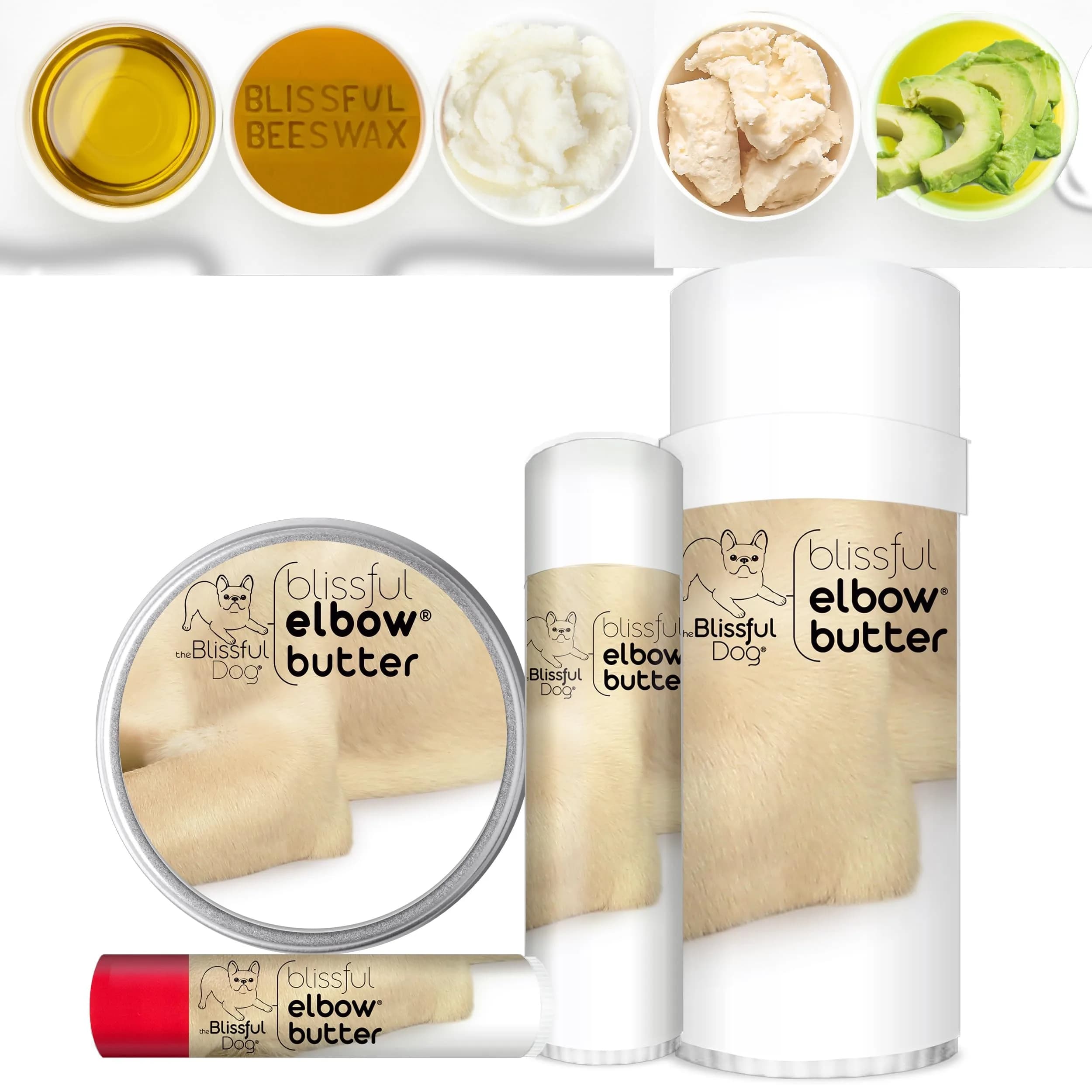 The Blissful Dog Elbow Butter Balm 113g (4 oz) | Lick-Safe Dog Balm for Dry, Cracked Calluses - view 3