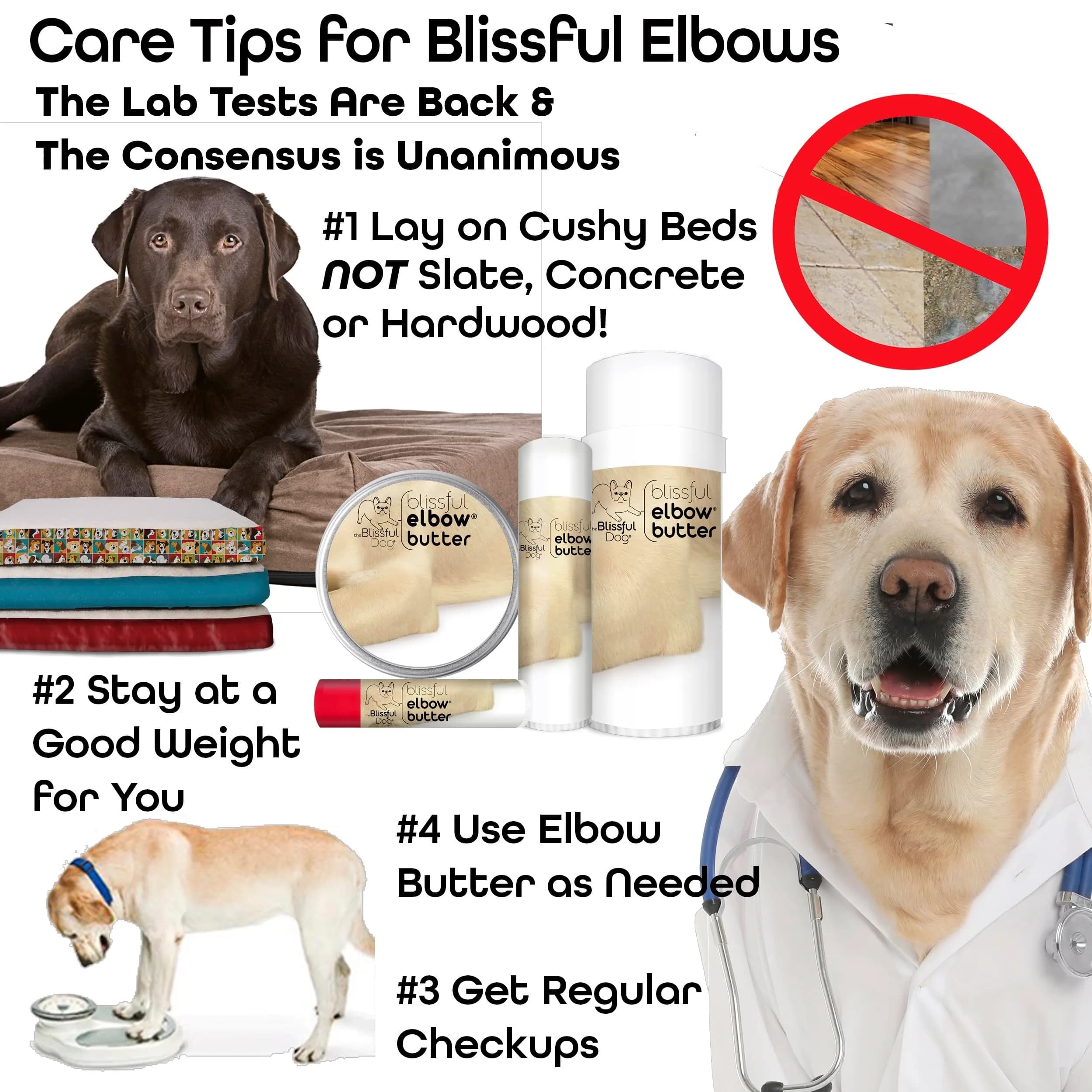 The Blissful Dog Elbow Butter Balm 113g (4 oz) | Lick-Safe Dog Balm for Dry, Cracked Calluses - view 4