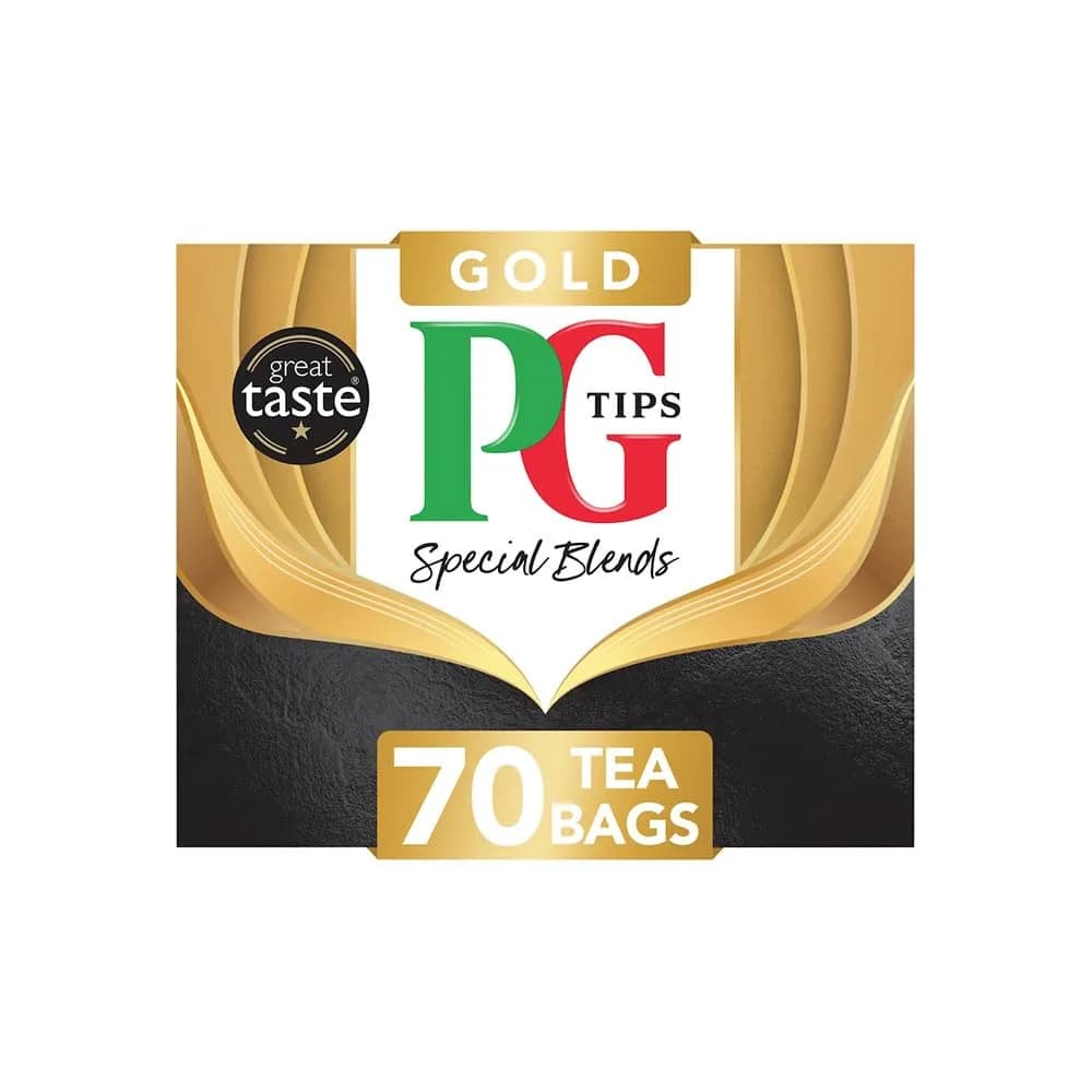 PG Tips Gold Best Special Blends Black Tea 70 Tea Bags | Rich, Smooth, Full-Bodied Flavour — Bag