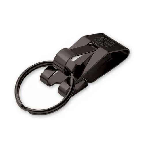 Lucky Line Original Secure-A-Key Wide Belt Clip Black | Heavy Duty Stainless Steel Key Holder thumbnail 7