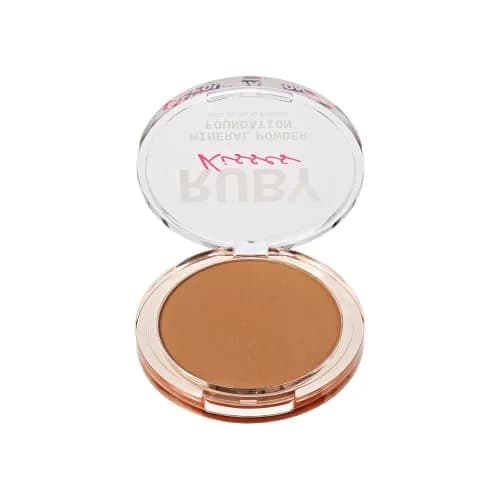 Ruby Kisses Mineral Pressed Powder Foundation Rich Beige 9.92 g (0.35 oz) | Natural Finish for Sensitive Skin thumbnail 2